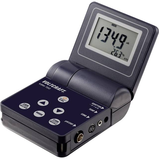 VOLTCRAFT KBM-700 Kombi-Messgerät Leitfähigkeit Messgerät Koffer Temperatur - 4053199576982