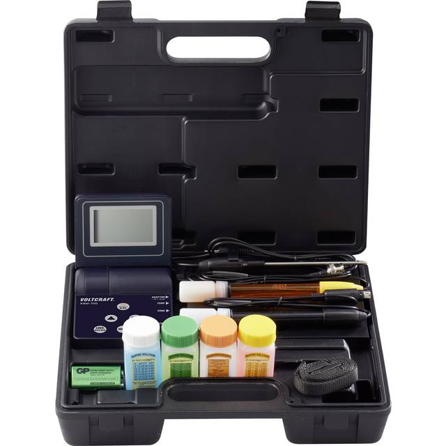 VOLTCRAFT KBM-700 Kombi-Messgerät Leitfähigkeit Messgerät Koffer Temperatur - 4053199576982