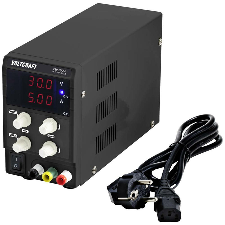 Voltcraft Esp 3005 S Labornetzgerät 0   30 V 0   5 A 150 W Steckanschluss 4 Mm B-Ware - 4064161213675