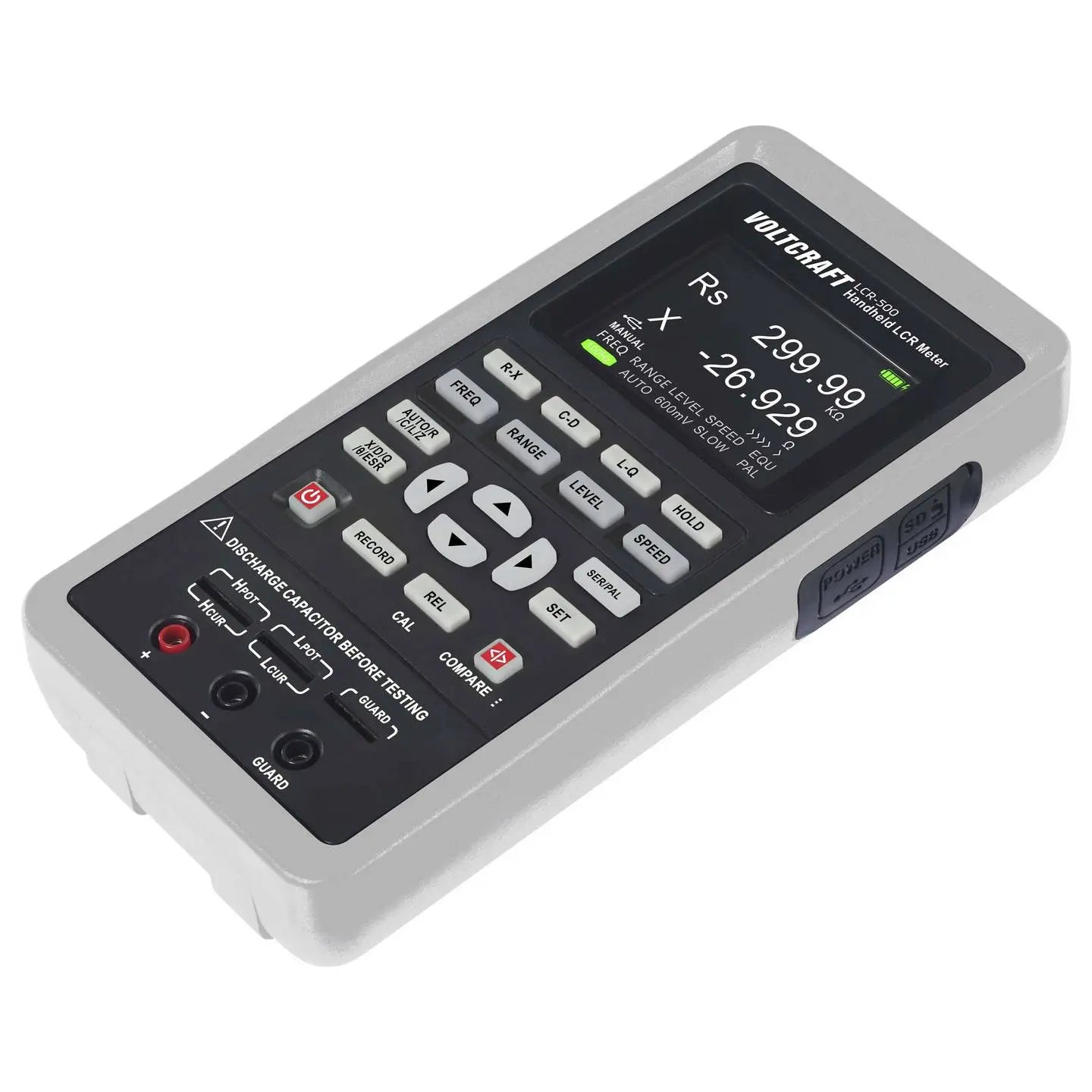 B-Ware Voltcraft Lcr Messbrücke Messgerät Multimeter Handmessgerät Digital Lcr 500 - 4064161317953