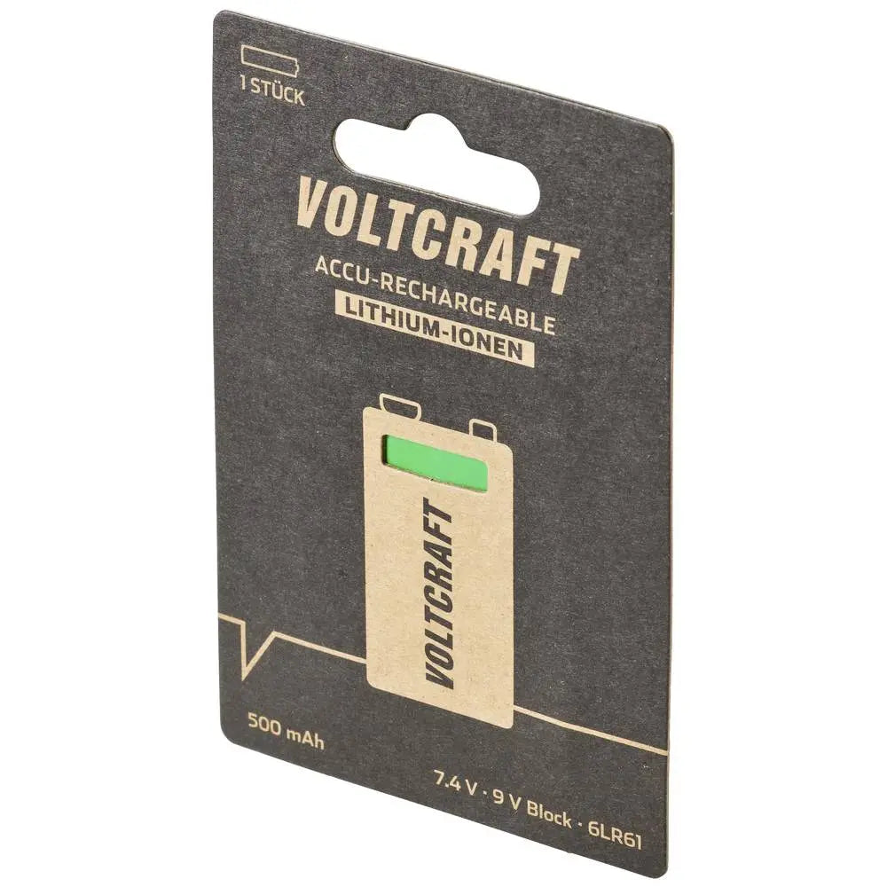B-Ware Voltcraft 6 Lr61 9 V Block Akku Block Akku Batterie Li Ion 500 M Ah 7.4 V 3 Stück - 4064161214283