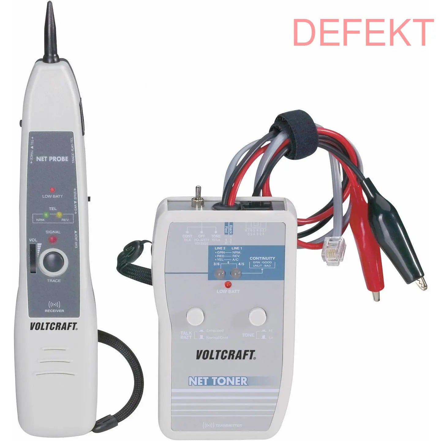 D-Ware Voltcraft Leitungssuchgerät Lsg 3 Dmm Hochempfindlich Einstellbare Defekt - 4016138520552