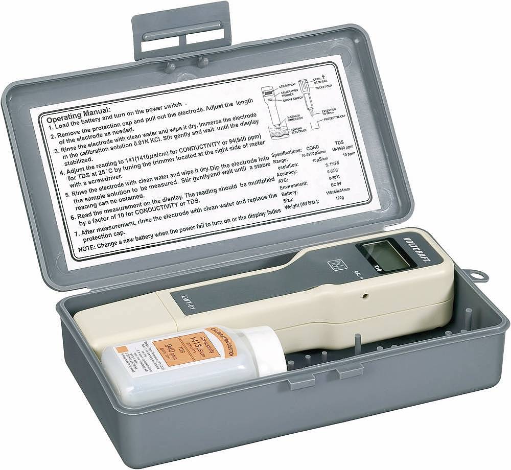 B-Ware Voltcraft   Lwt 01 Leitwert Messstick   Automatische Temperatur 2 Stück - 4016138523058