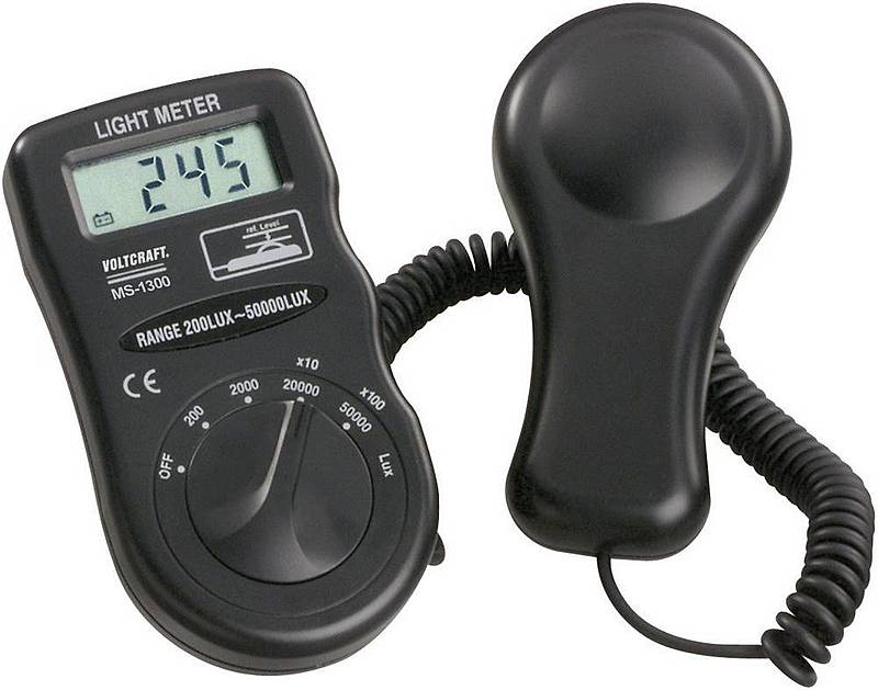 B-Ware Voltcraft Ms 1300 Lux Meter Lichtmessgerät Helligkeitsmesser Siehe Text - 4016138523256