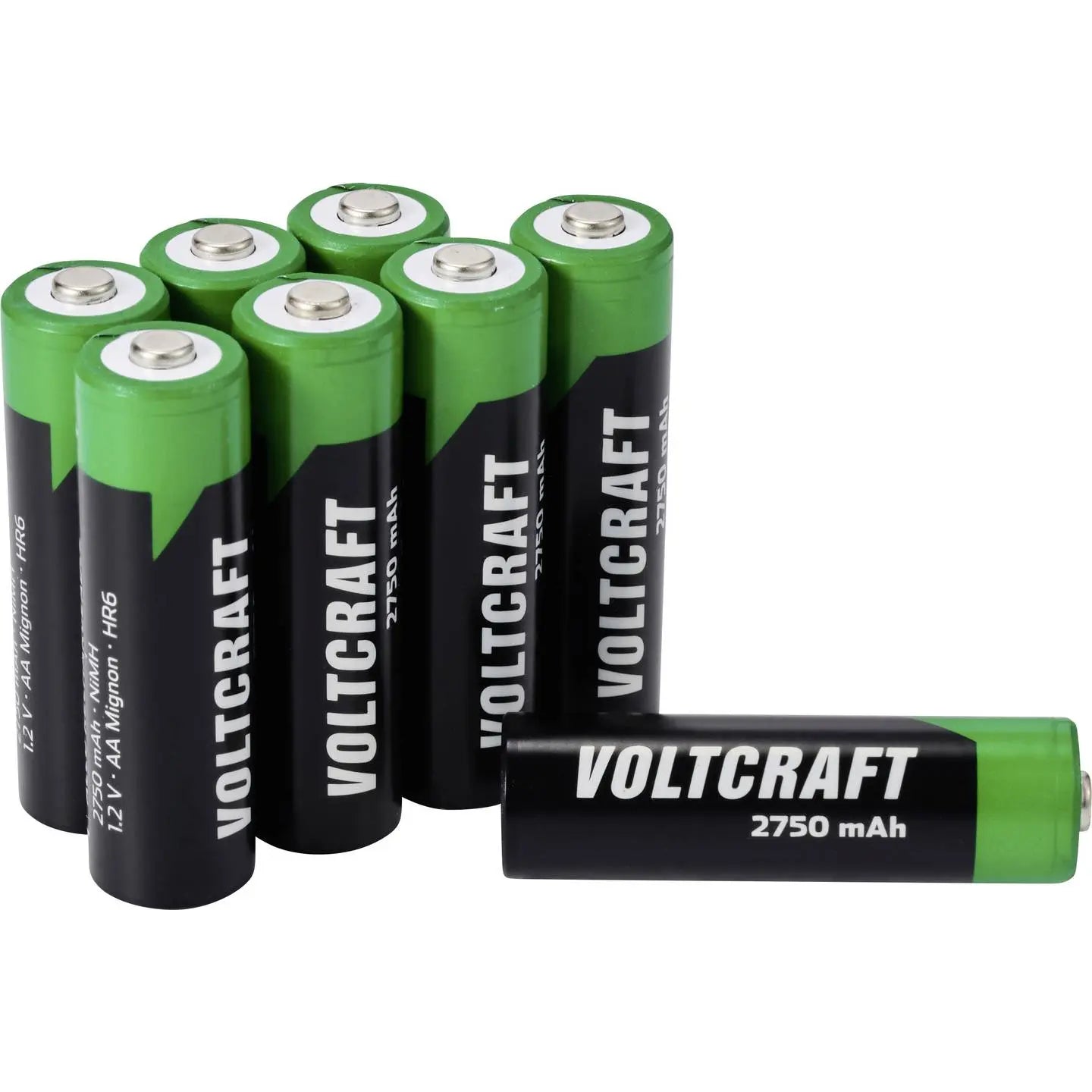 B-Ware Voltcraft Mignon Akku Hr6 Aa Ni Mh 2750m Ah 8er Set Wiederaufladbar - 4064161334042