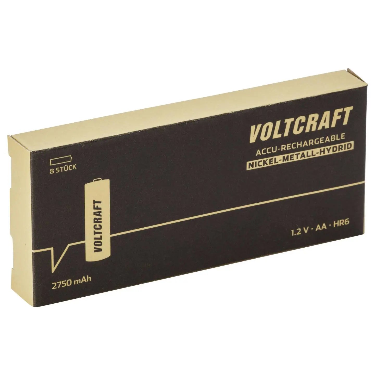 B-Ware Voltcraft Mignon Akku Hr6 Aa Ni Mh 2750m Ah 8er Set Wiederaufladbar - 4064161334042