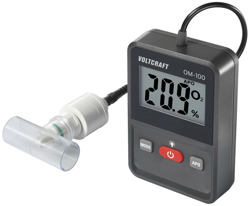 D-Ware Voltcraft Om 100 Sauerstoff Messgerät 0   100 % Sauerstoff Messgerät Defektware - 4064161213866