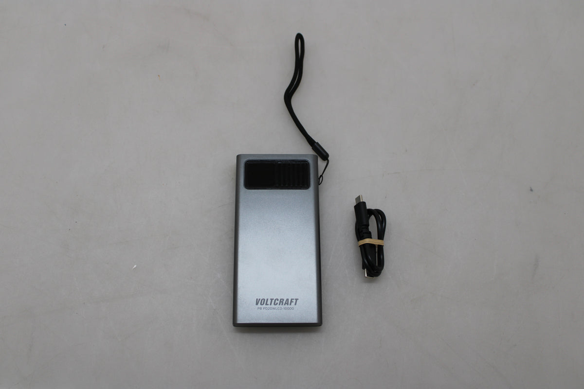 VOLTCRAFT Powerbank Akku Ladegerät Grau Fast Charge Power 10000 mAh 64 STÜCK - 4064161292779