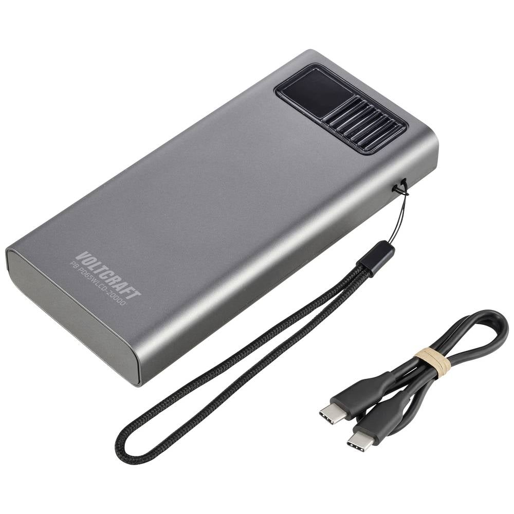 B-Ware Voltcraft Pb Pd65 Wlcd 20000 Powerbank 20000 M Ah Fast Charge Usb Pd 2.0 Li Po - 4064161292786