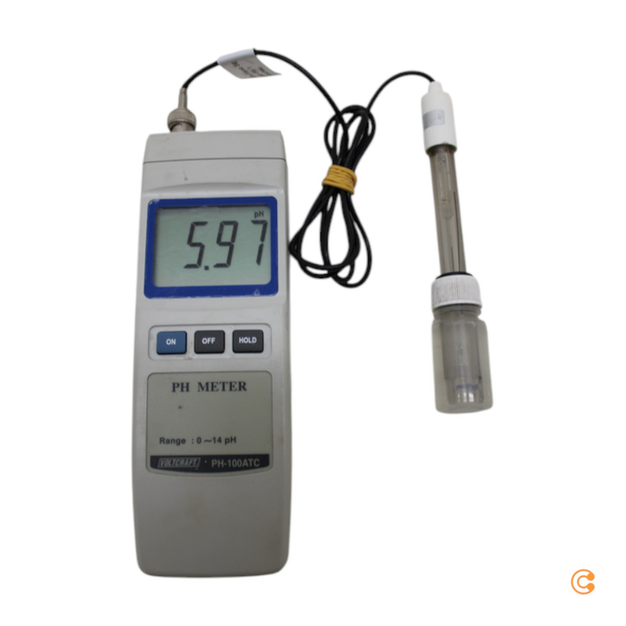 Voltcraft Ph 100 Atc Digitales P H Meter Messgerät Ph Wert Prüfer Siehe Text/Foto B-Ware - 4016138523232
