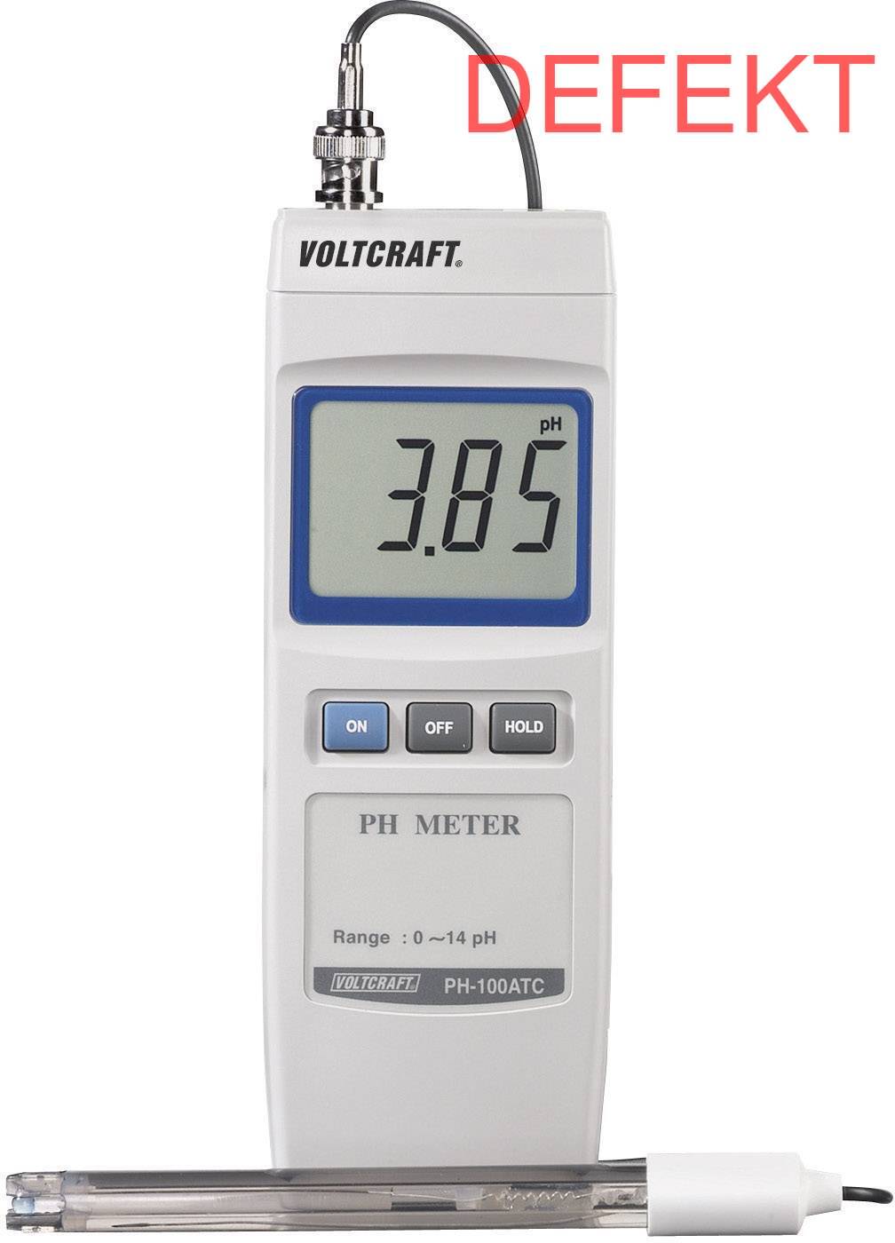 D-Ware Voltcraft Ph 100 Atc Digitales P H Meter Messgerät Ph Wert Prüfer Pool Defektware - 4016138523232