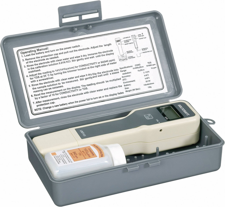 Voltcraft P H Messgerät Pht 01 Atc 0,01 P H Einpunkt Kalibrierung Umweltmessgerät B-Ware - 4016138523041