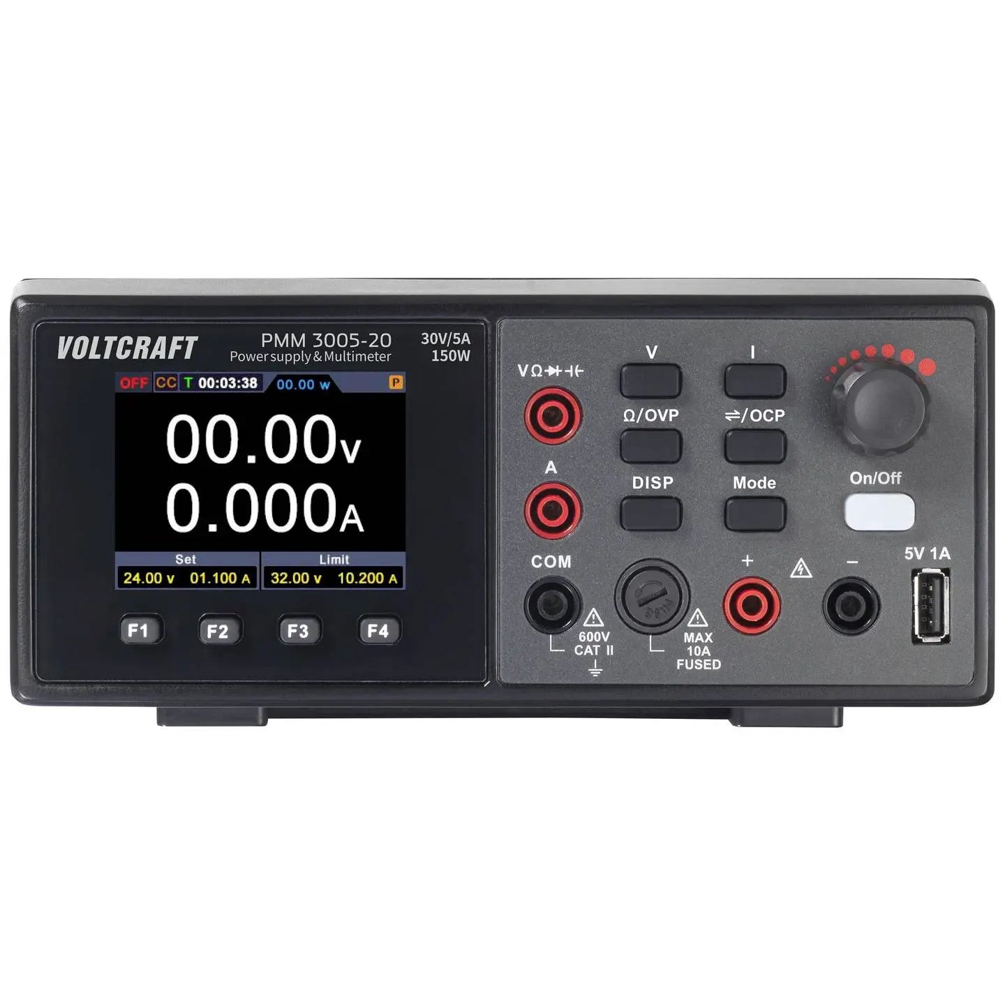 B-Ware Voltcraft Multimeter Stromversorgungsgerät Pmm 3005 20 Digital Cat Ii 600 V - 4064161321080