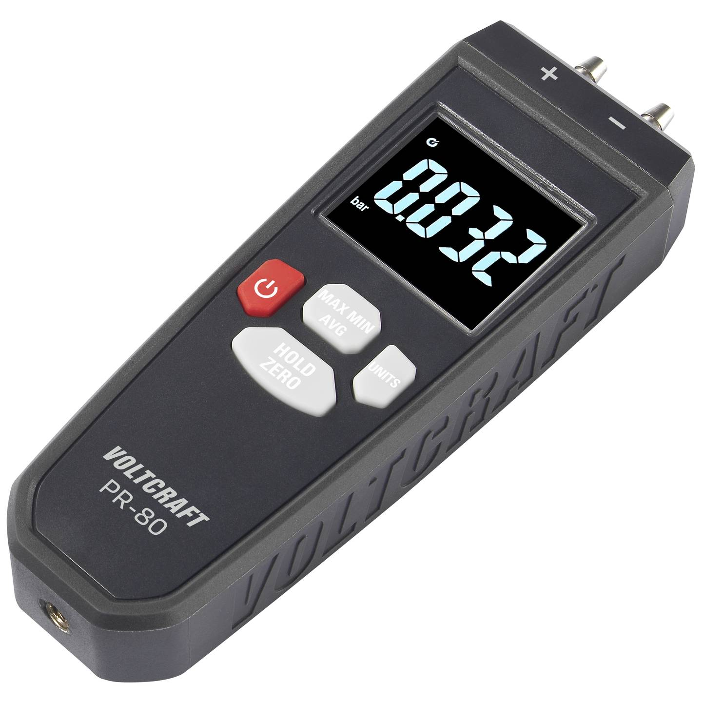 Manomètre Voltcraft Pr 80 (produit d'occasion), manomètre différentiel, appareil portatif de pression d'air IP54