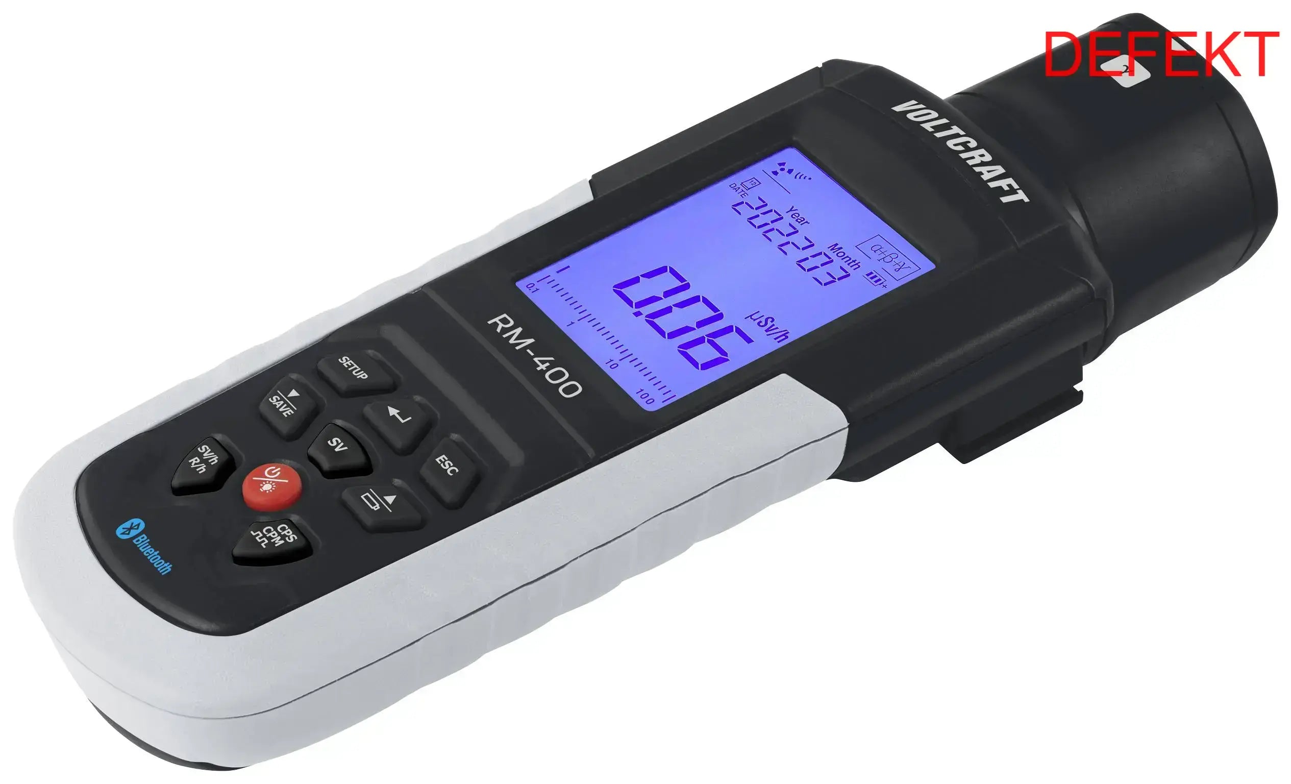 D-Ware Voltcraft Rm 400 Geigerzähler Strahlung Alpha Beta Gamma Röntgen Defektware966 - 4064161213118