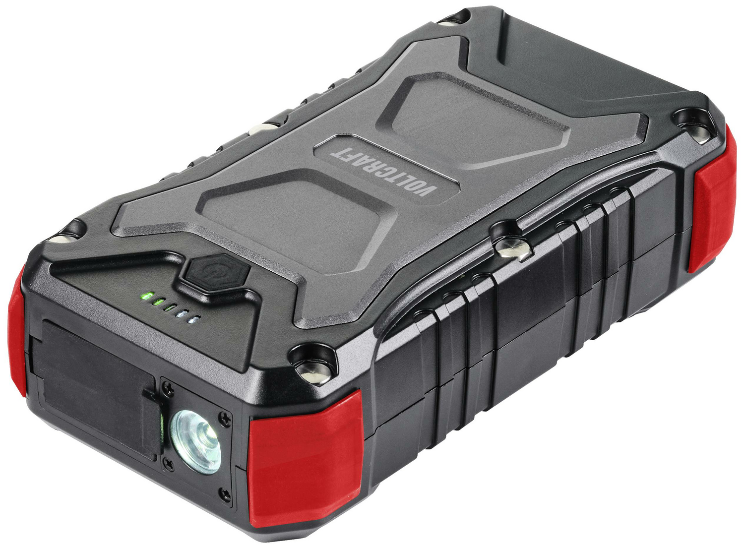 B-Ware Voltcraft Rugged Powerbank 30000 M Ah Power Delivery 3.0 Li Ion Schwarz Rot Led - 4064161238180