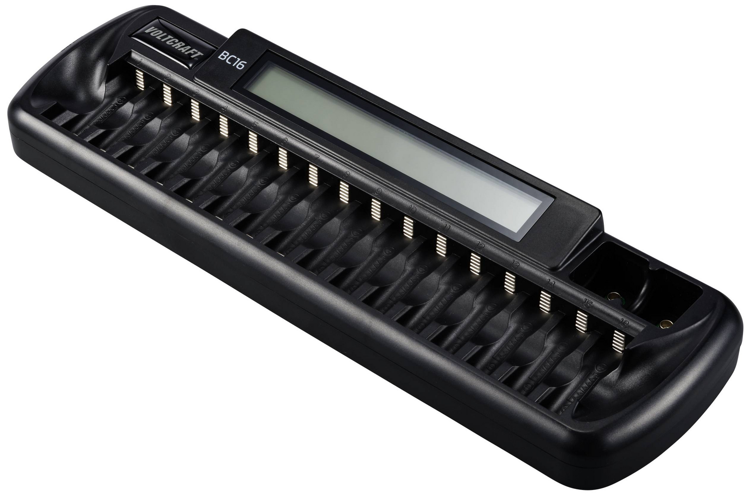 B-Ware Voltcraft Bc16 Rundzellen Ladegerät Ni Mh Li Ion Mignon Aa Micro Aaa 9 V Block352 - 4053199972302