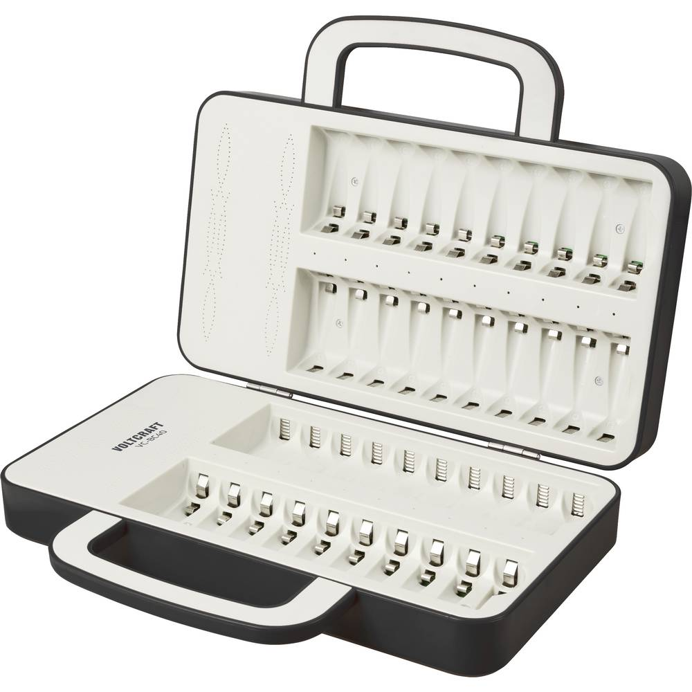 B-Ware Voltcraft Rundzellen Ladegerät Ni Mh Mignon Aa Micro Aaa Eu Stecker Koffer