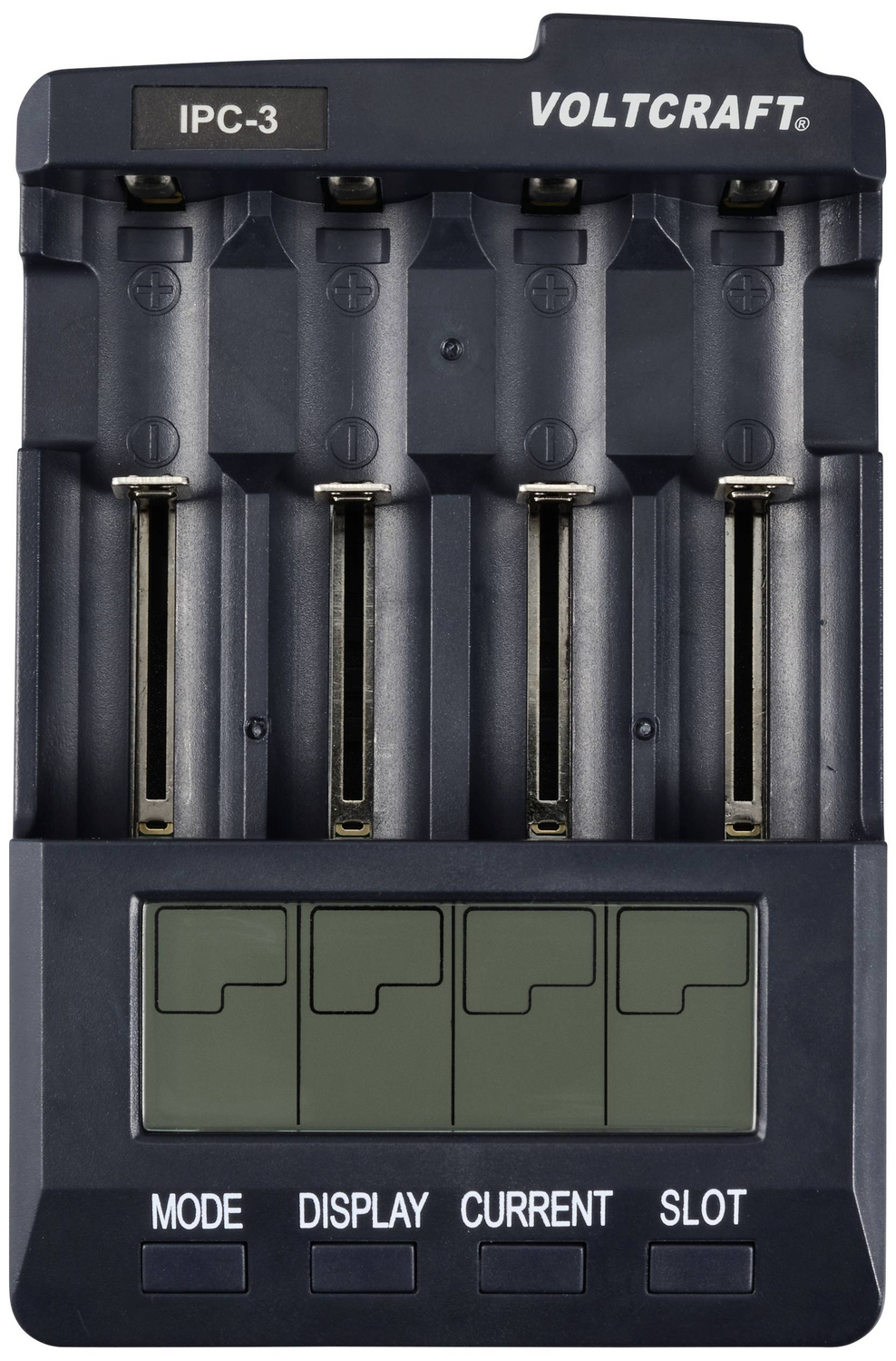 Chargeur Voltcraft IPC 3 cellules rondes (reconditionné) pour batteries NiCd, NiMH et Li-ion 321