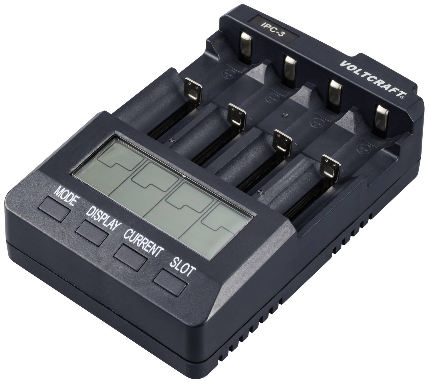Chargeur Voltcraft IPC 3 cellules rondes (reconditionné) pour batteries NiCd, NiMH et Li-ion 321