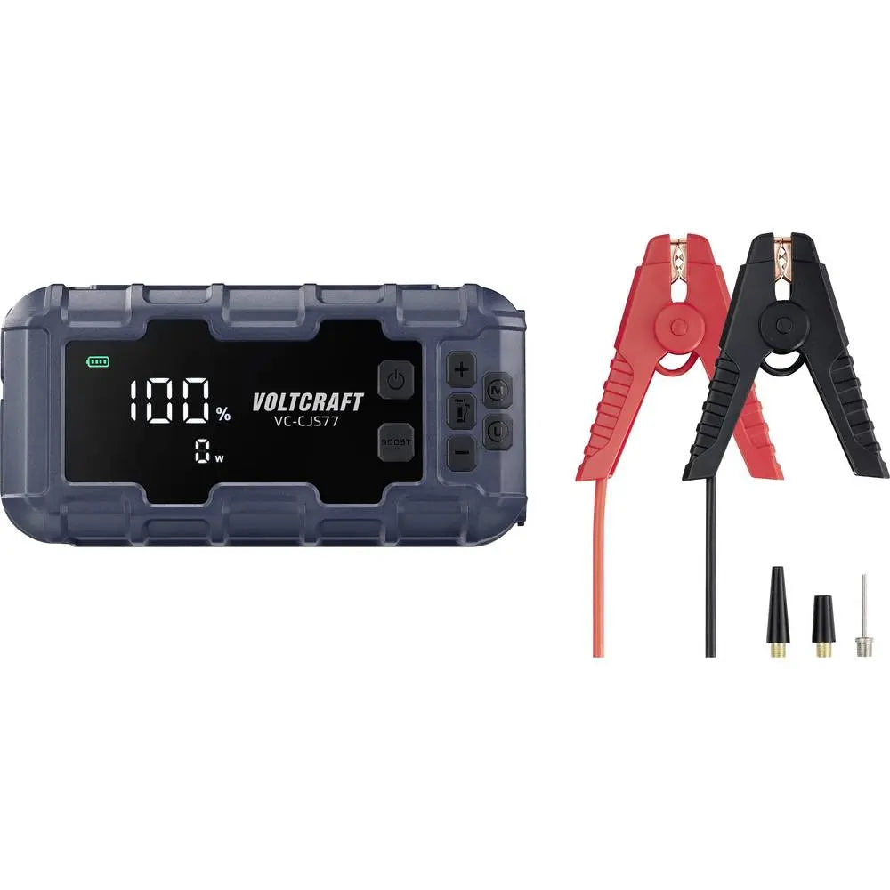 B-Ware Voltcraft Schnellstartsystem Starthilfegerät Kompressor Led Powerbank 4 In 1 Set - 4064161341583