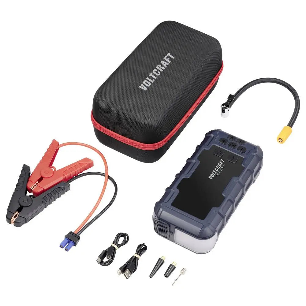 B-Ware Voltcraft Schnellstartsystem Starthilfegerät Kompressor Led Powerbank 4 In 1 Set - 4064161341583