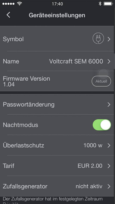 Voltcraft Sem6000 Energiekostenmessgerät Strommesser Bluetooth Siehe Text/Foto B-Ware - 4016139196763