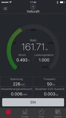 Voltcraft Sem6000 Energiekostenmessgerät Strommesser Bluetooth Siehe Text/Foto B-Ware - 4016139196763