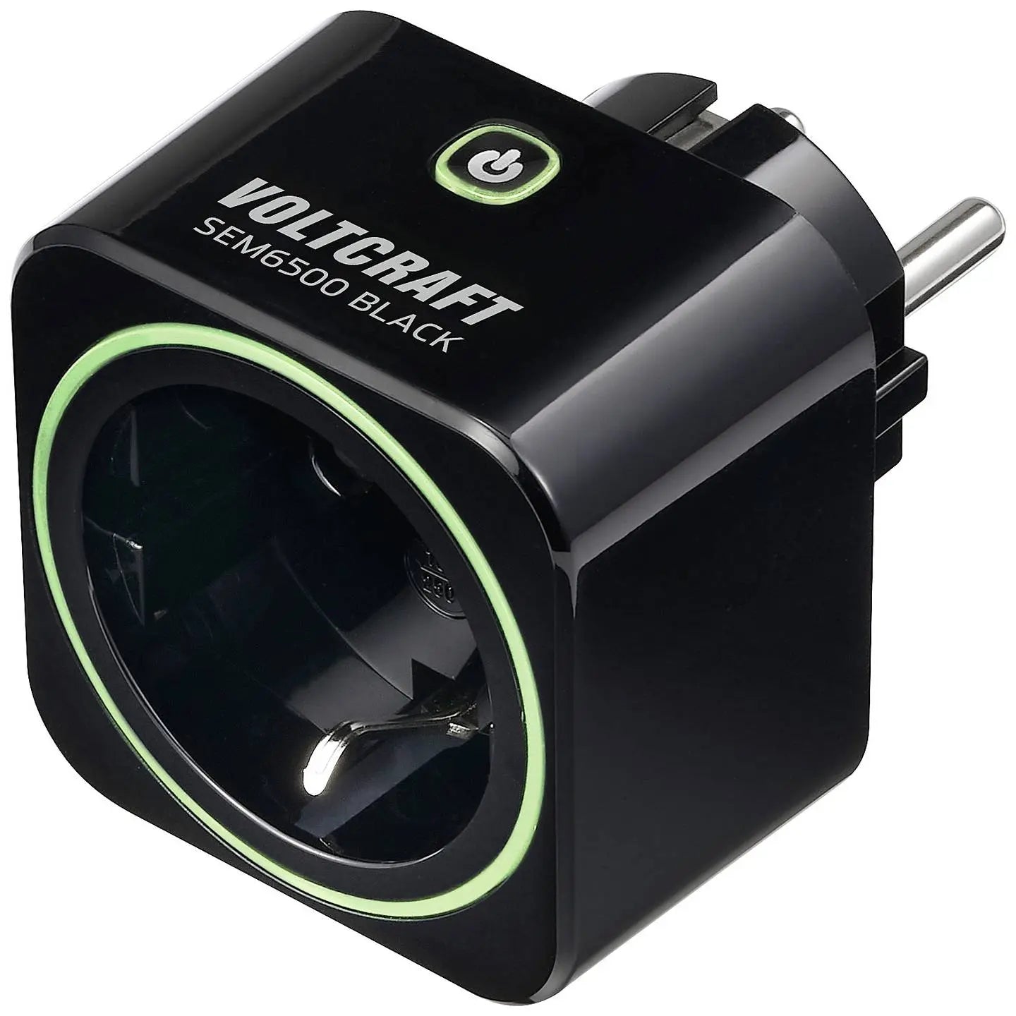 B-Ware Voltcraft Energiekosten Messgerät Stromzähler Wi Fi Sem6500 Schwarz App Steuerung - 4064161321264