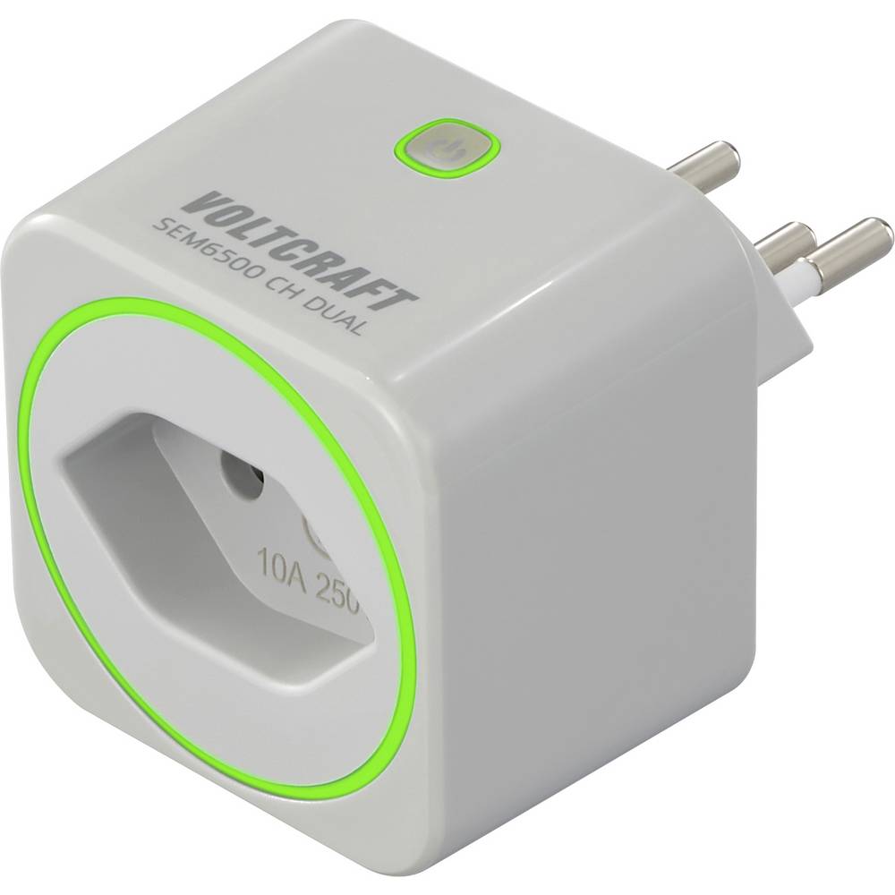 VOLTCRAFT SEM6500 CH DUAL Energiekosten-Messgerät Strommesser Funksteckdose - 4064161337685