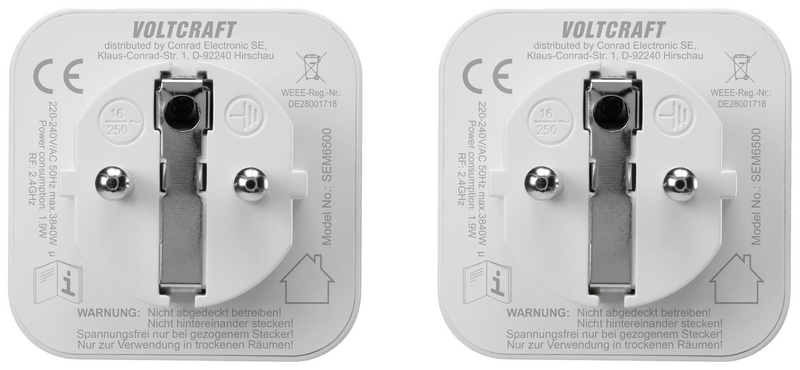 B-Ware Voltcraft Sem6500 Energiekosten Messgerät Energiekosten Erfassung Messgerät - 4064161312040