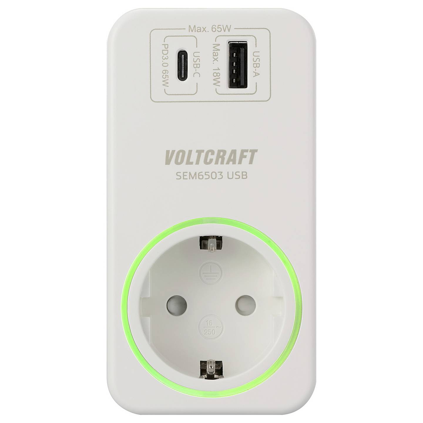 B-Ware Voltcraft Energiekostenmessgerät Messgerät Usb Ladeleistung Wlan Funksteckdose - 4064161293738