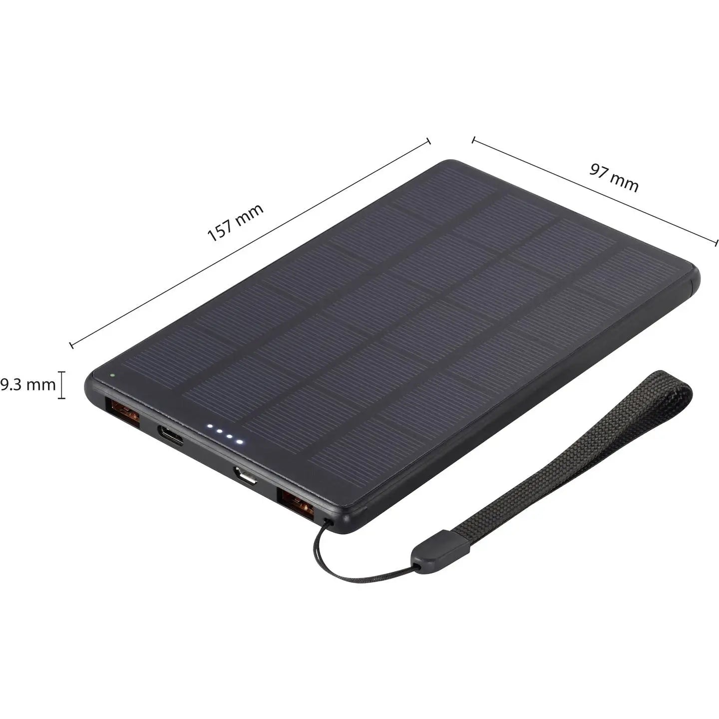 B-Ware Voltcraft Sl 100 Vc 10000 M Ah Solar Powerbank Solar Ladegerät Powerbank