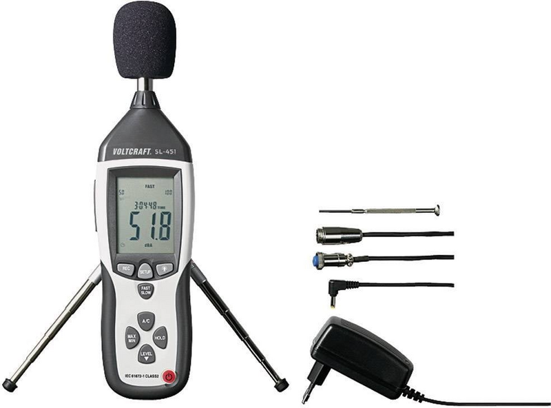 Voltcraft Sl451 Schallpegel Dezibel Geräusch Messgerät Lärmmessgerät Pegelmesser B-Ware - 4016138676983