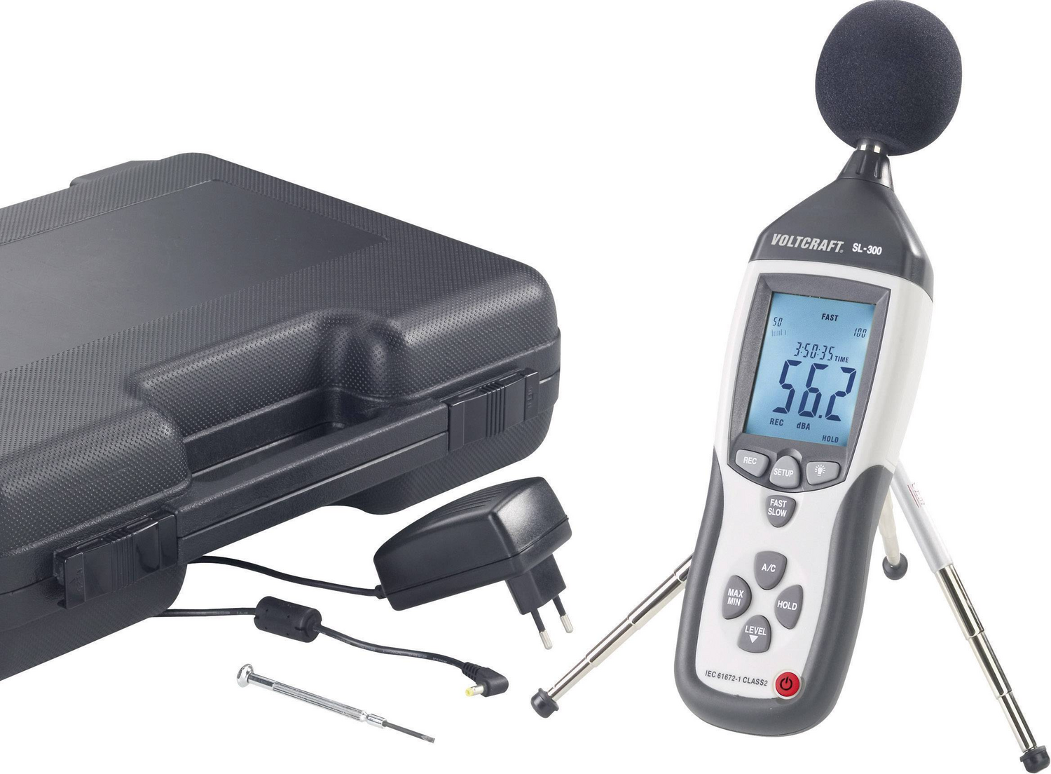 C-Ware Voltcraft Sl451 Schallpegel Dezibel Messgerät Lärmmessgerät Siehe Text/Foto - 4016138676983