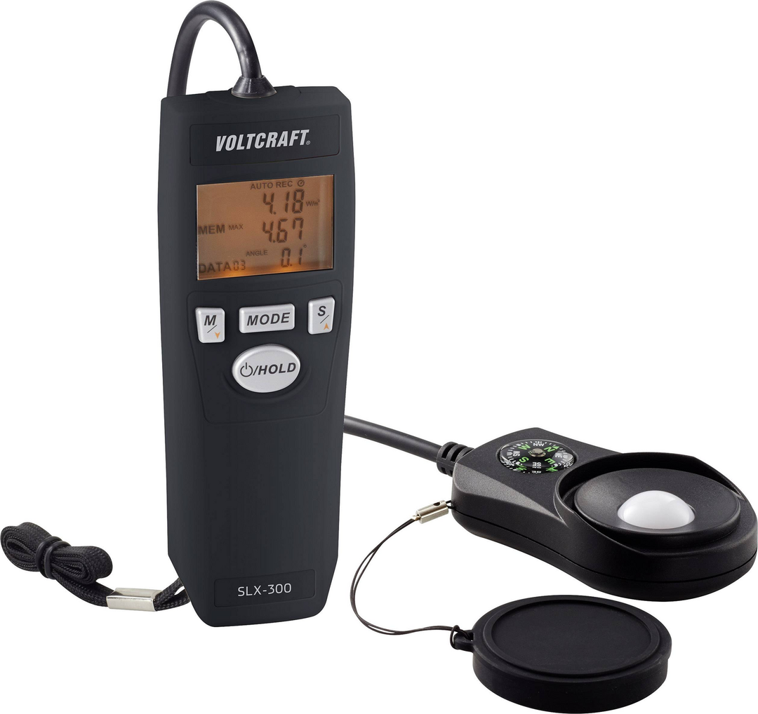 Voltcraft Slx 300 Solarenergie Messgerät Solar Messgerät Messgerät 0   2000 W/M² B-Ware - 4053199929825
