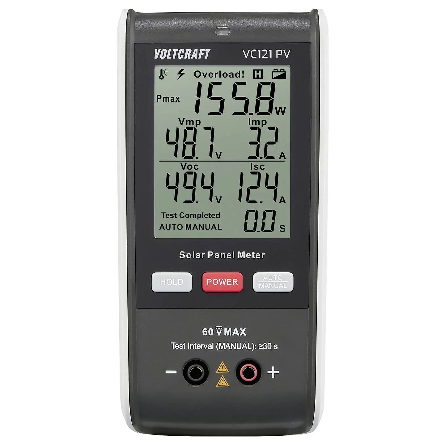 D-Ware Voltcraft Vc121 Pv Solarmessgerät Solarprüfer Solarpanel 800 W Defektware - 4064161325347