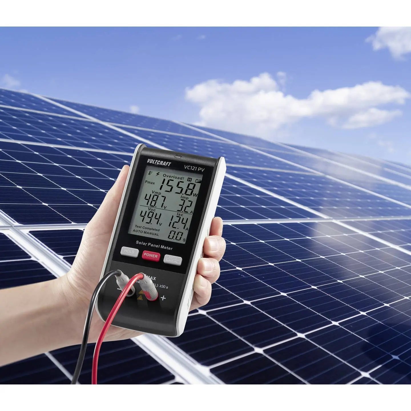 D-Ware Voltcraft Vc121 Pv Solarmessgerät Solarprüfer Solarpanel 800 W Defektware - 4064161325347