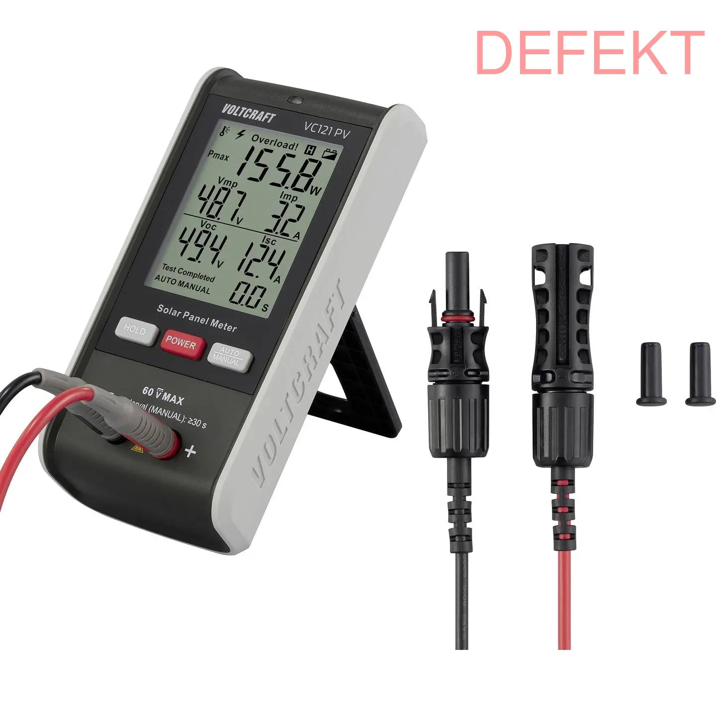 D-Ware Voltcraft Vc121 Pv Solarmessgerät Solarprüfer Solarpanel 800 W Defektware - 4064161325347