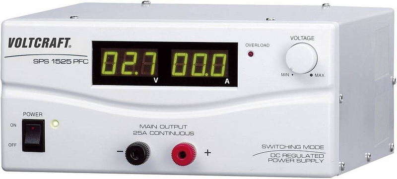 B-Ware Voltcraft Sps 1525 Pfc Labornetzgerät Einstellbar 3   15 V/Dc 2   25 A 375 W