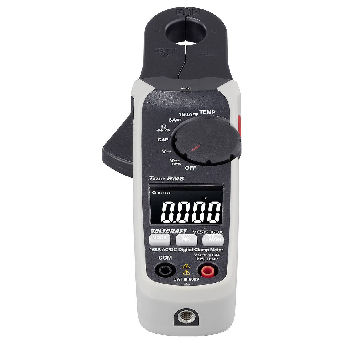 VOLTCRAFT Stromzange Multimeter Strommessgerät VC515 160A Digital True RMS - 4064161333380