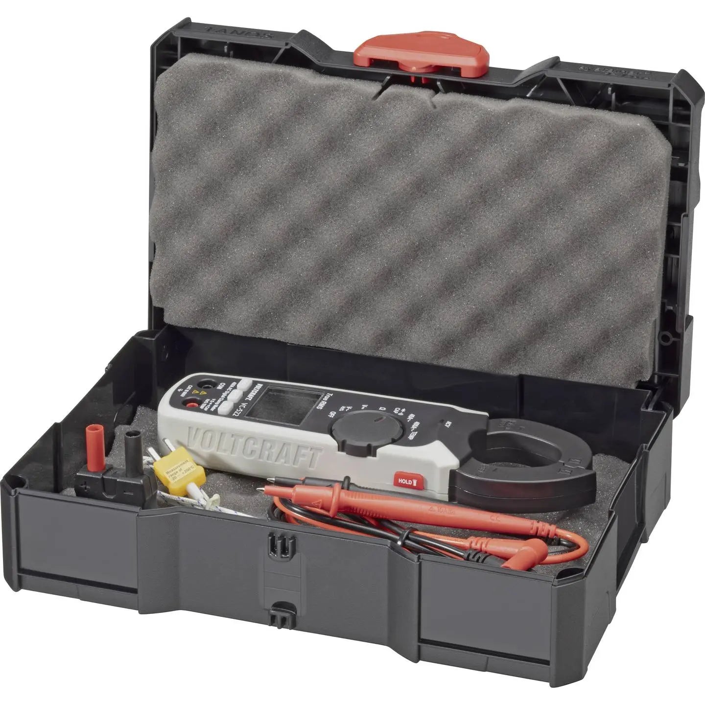 B-Ware Voltcraft Messgerätekoffer Werkzeugkoffer Systainer³ S 76 Abs Lichtgrau Koffer - 4063104014522