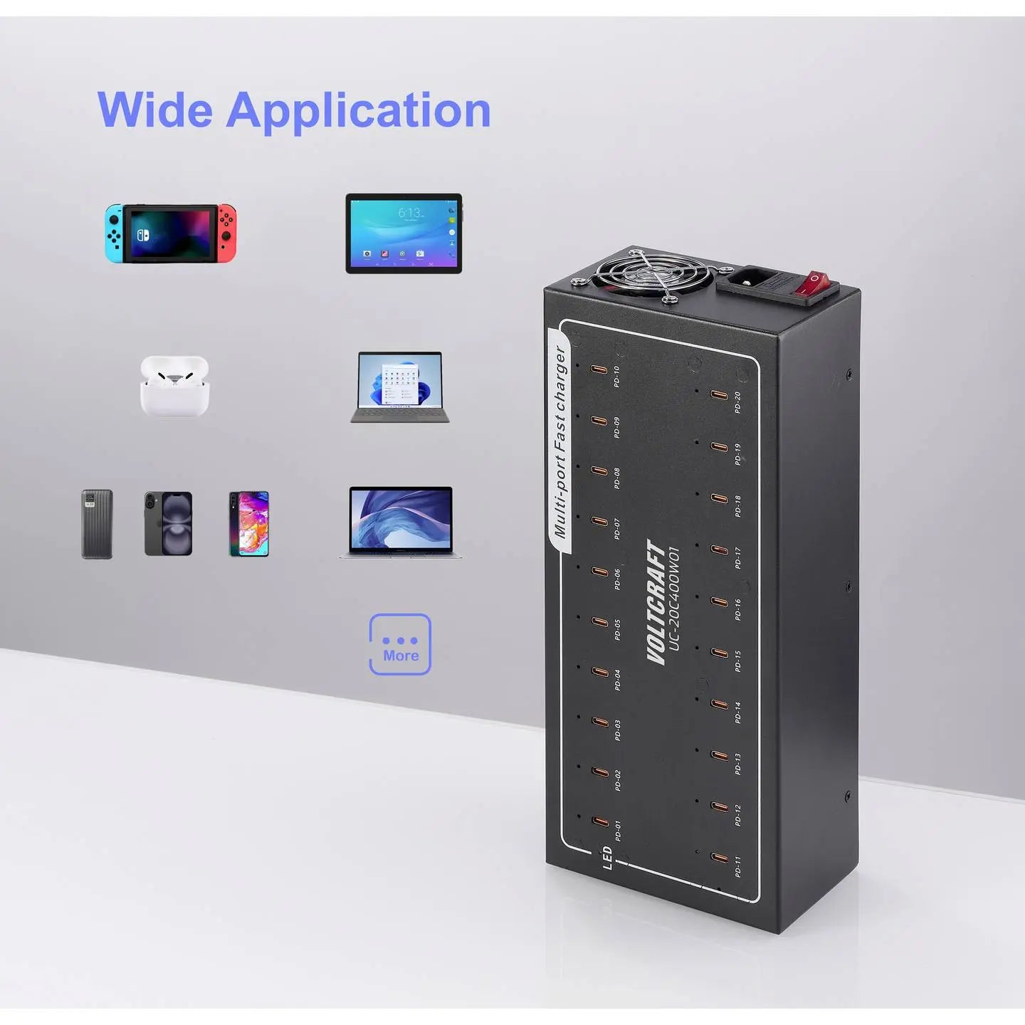 B-Ware Voltcraft Uc 20 C400 W01 Usb C Ladegerät Netzteil Ladestation Usb C Schnellladung - 4064161390833