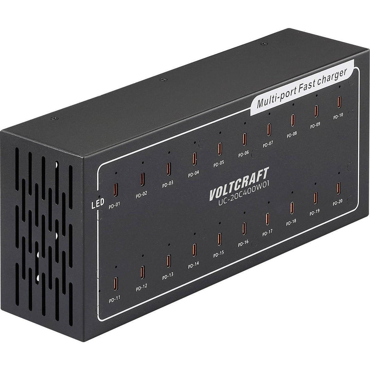 VOLTCRAFT UC-20C400W01 USB C Ladegerät Netzteil Ladestation USB C Schnelllad111 - 4064161390833