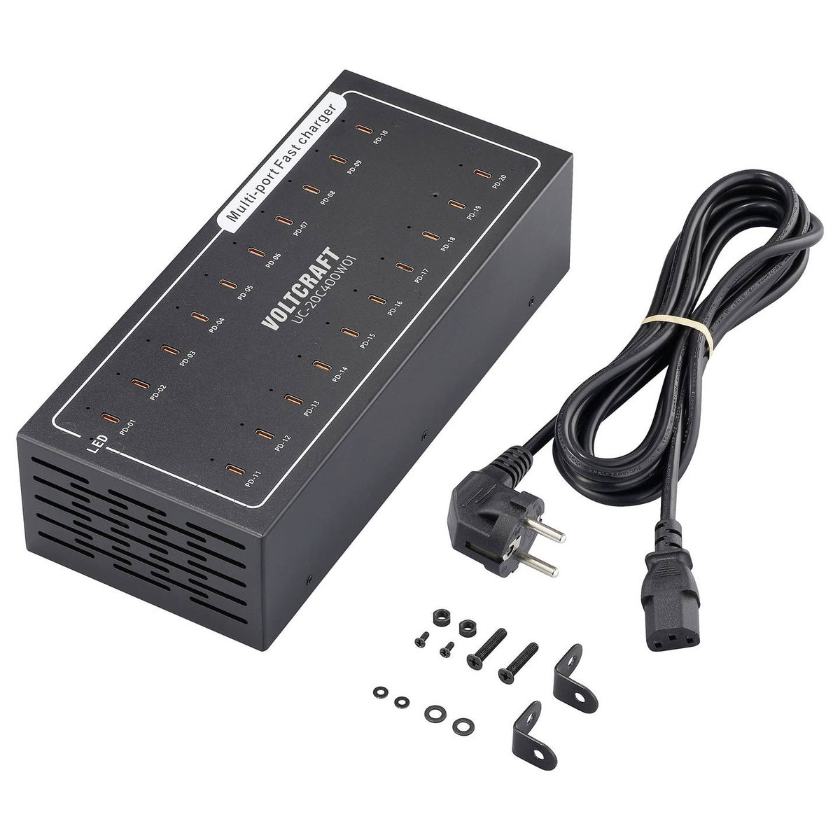 VOLTCRAFT UC-20C400W01 USB C Ladegerät Netzteil Ladestation USB C Schnelllad111 - 4064161390833