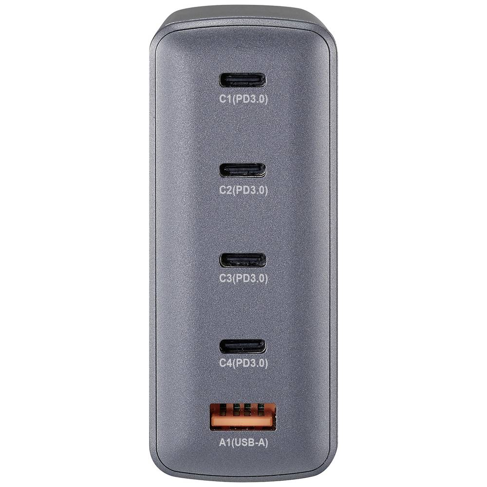 B-Ware Voltcraft Uc 5 Acx002 Usb Ladestation Tischladegerät Ladegerät Multistecker