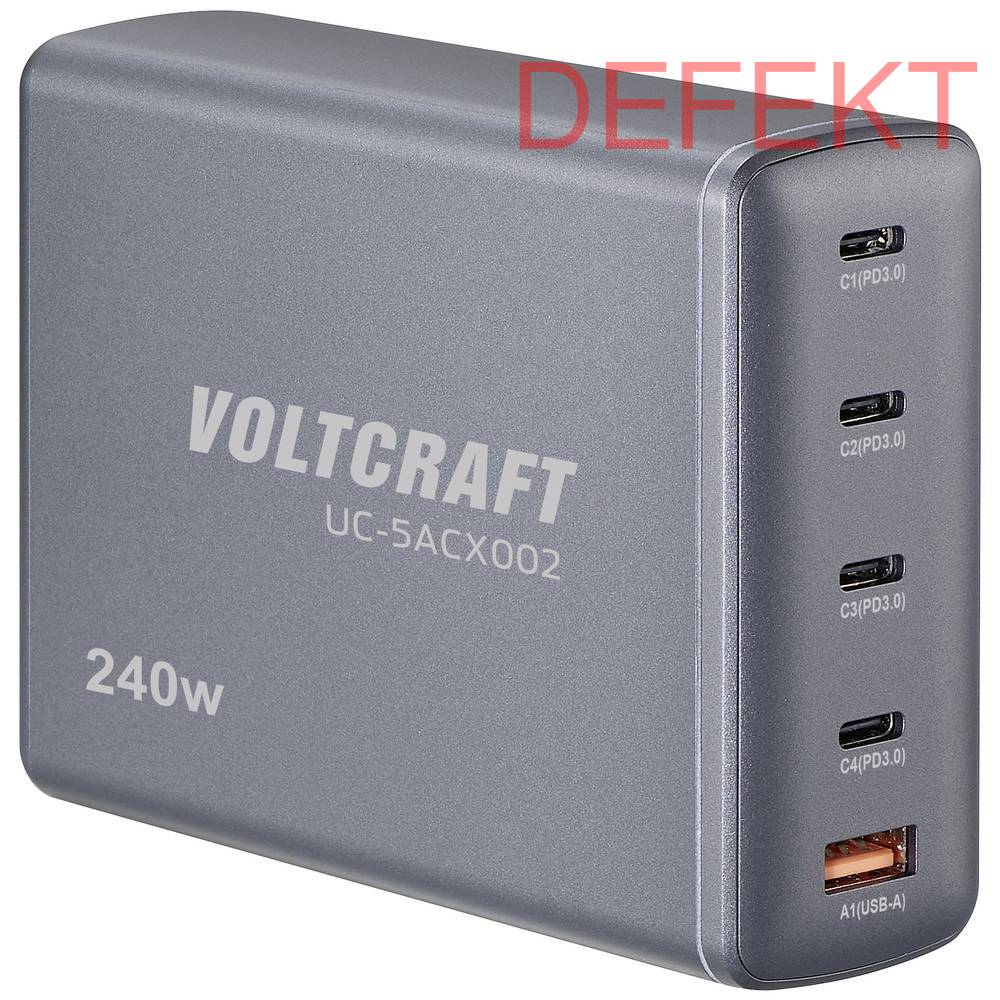 D-Ware Voltcraft Uc 5 Acx002 Usb Ladestation Tischladegerät Ladegerät Defektware584 - 4064161291673