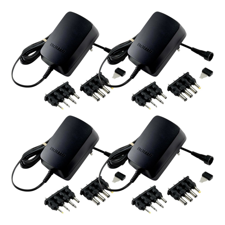 Voltcraft Usps 1500 N Steckernetzteil Einstellbar 3 V/Dc 4.5 V/Dc 5 V/Dc 4 Stück B-Ware - 4064161042091