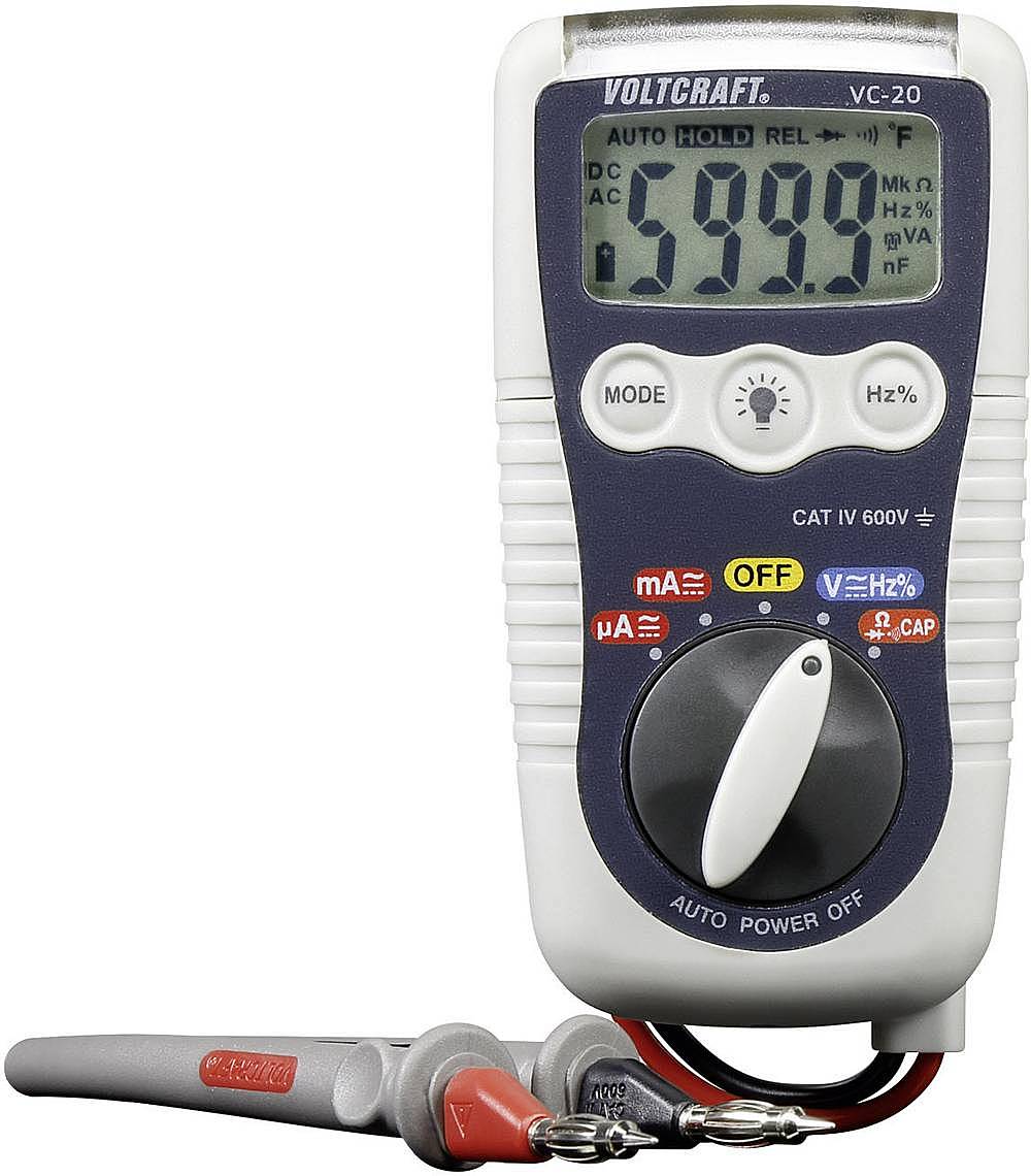 B-Ware Voltcraft Vc 20 Hand Multimeter Spritzwassergeschützt Cat Iv 600 V Siehe Text - 4016138808100