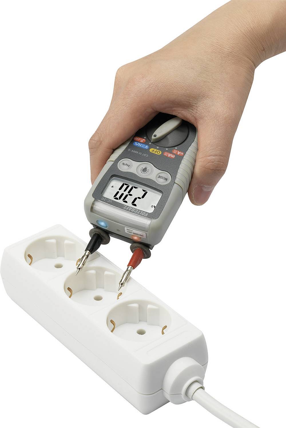 B-Ware Voltcraft Vc 20 Hand Multimeter Spritzwassergeschützt Cat Iv 600 V Siehe Text - 4016138808100